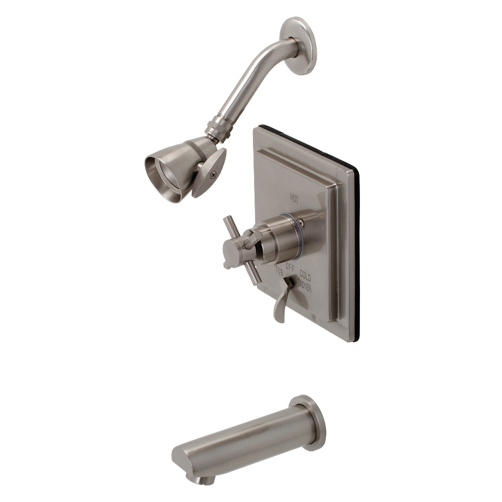 Picture of Kingston Brass KB86580DX Tub & Shower Faucet&#44; Brushed Nickel