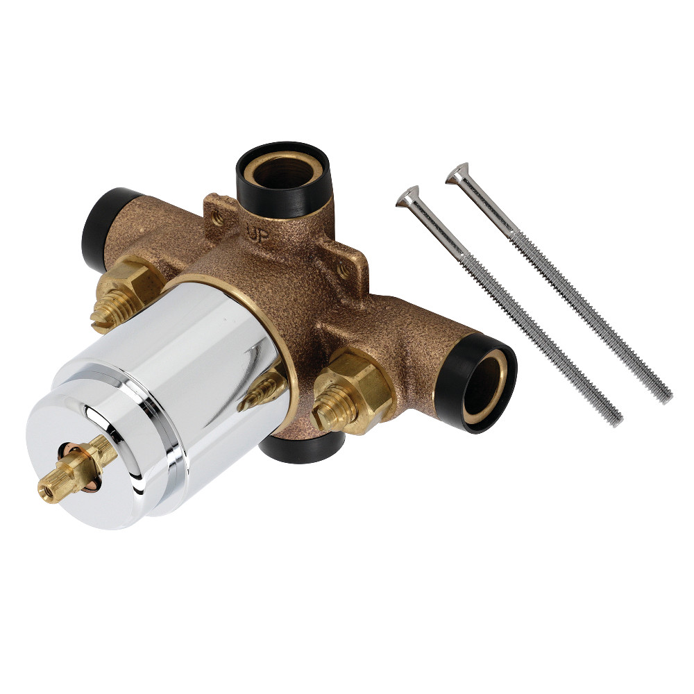 Picture of Kingston Brass ZKB3631SWTV Pressure Balanced Tub & Shower Valve&#44; Polished Chrome