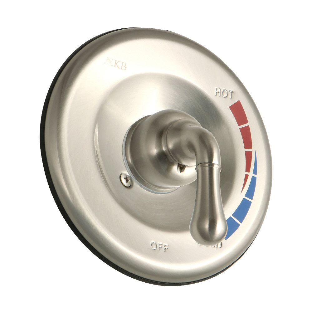 Picture of Kingston Brass KB638ET Pressure Balance Valve Trim Only Without Shower & Tub Spout&#44; Brushed Nickel
