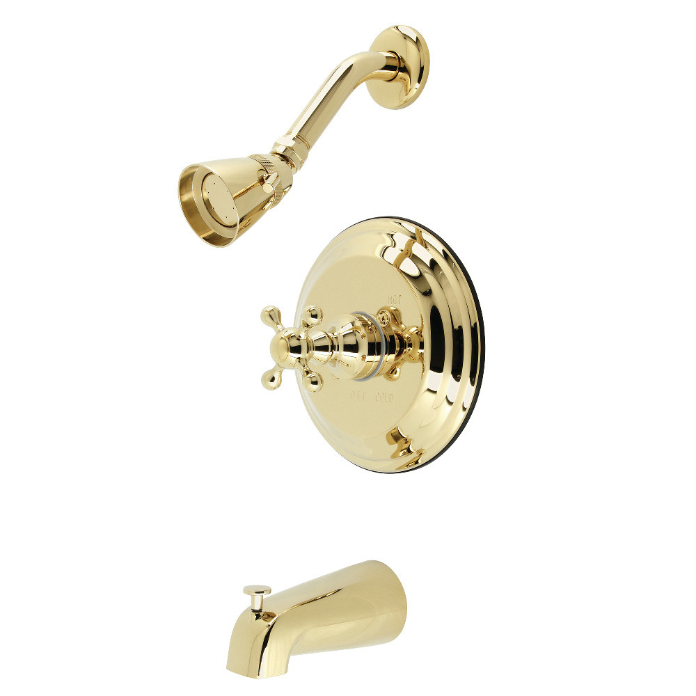 Picture of Kingston Brass KB2632KX Tub & Shower Faucet&#44; Polished Brass