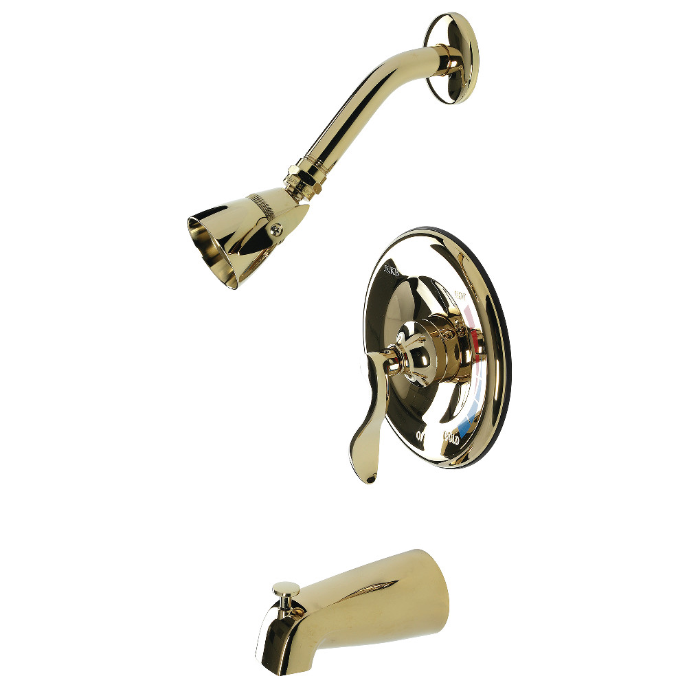 Picture of Kingston Brass KB8632DFL Tub & Shower Faucet&#44; Polished Brass