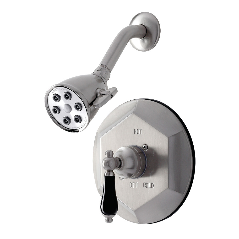 Metropolitan Onyx Shower Faucet Only with Lever Handle, Brushed Nickel