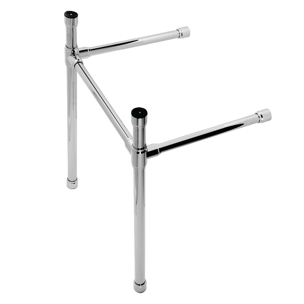 Dreyfuss Stainless Steel Console Sink Legs, Polished Chrome