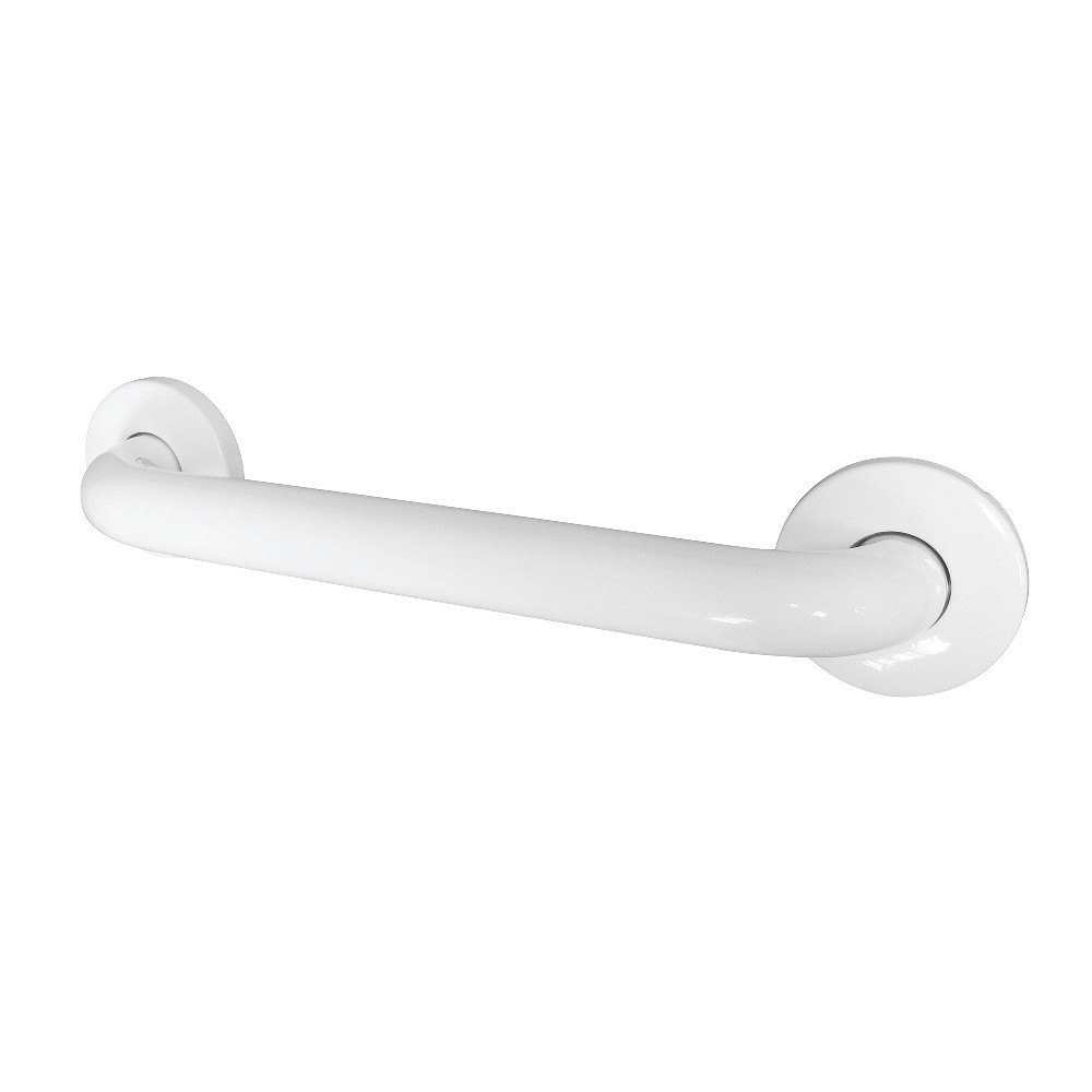 Made to Match 12 in. Stainless Steel Grab Bar, White