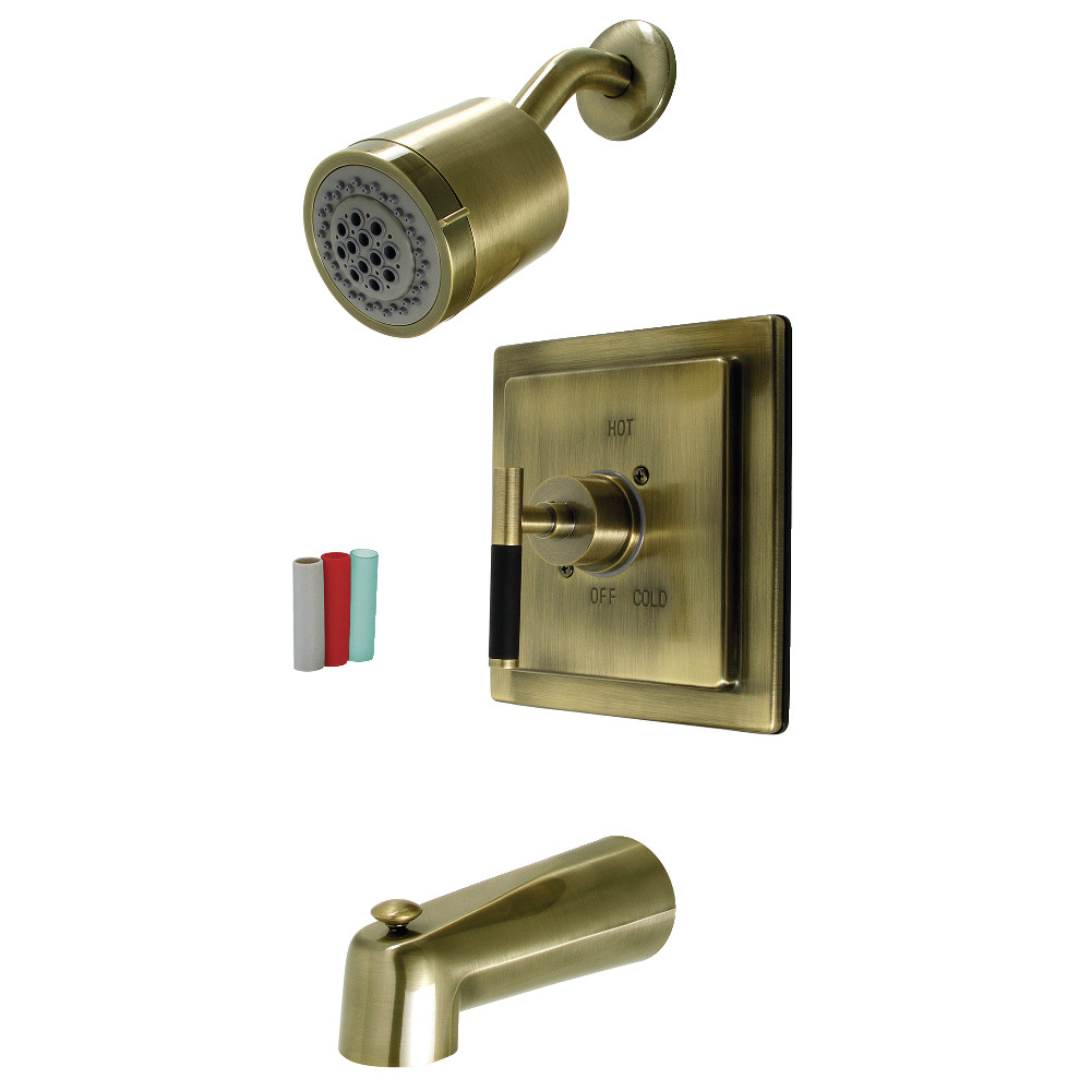 Picture of Kingston Brass KB4653CKL Kaiser Single-Handle Tub & Shower Faucet&#44; Antique Brass