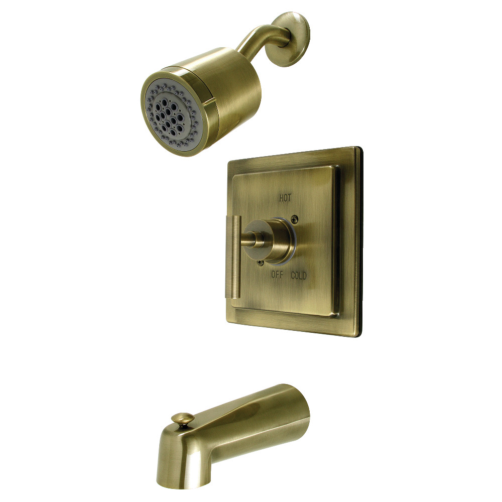 Picture of Kingston Brass KB4653CML Manhattan Single-Handle Tub & Shower Faucet&#44; Antique Brass