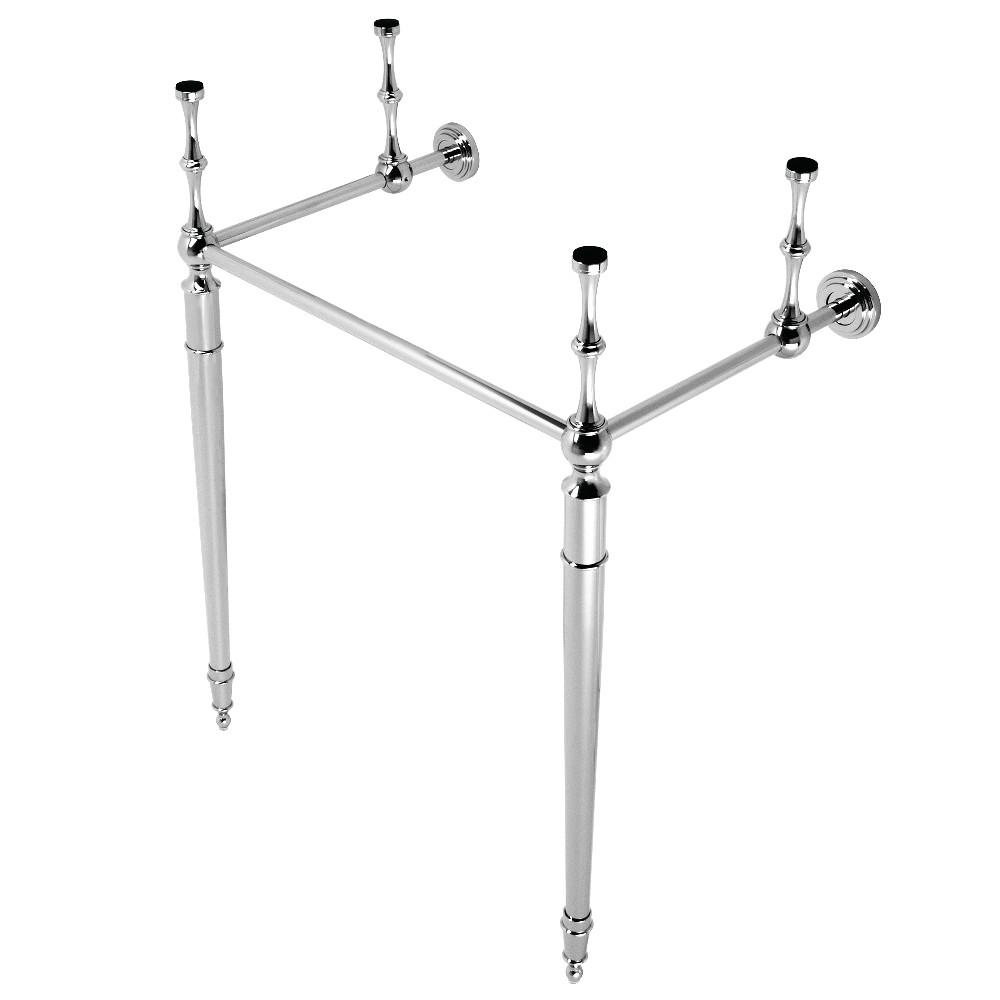 Fauceture Edwardian 22 in. Brass Console Sink Legs, Polished Chrome