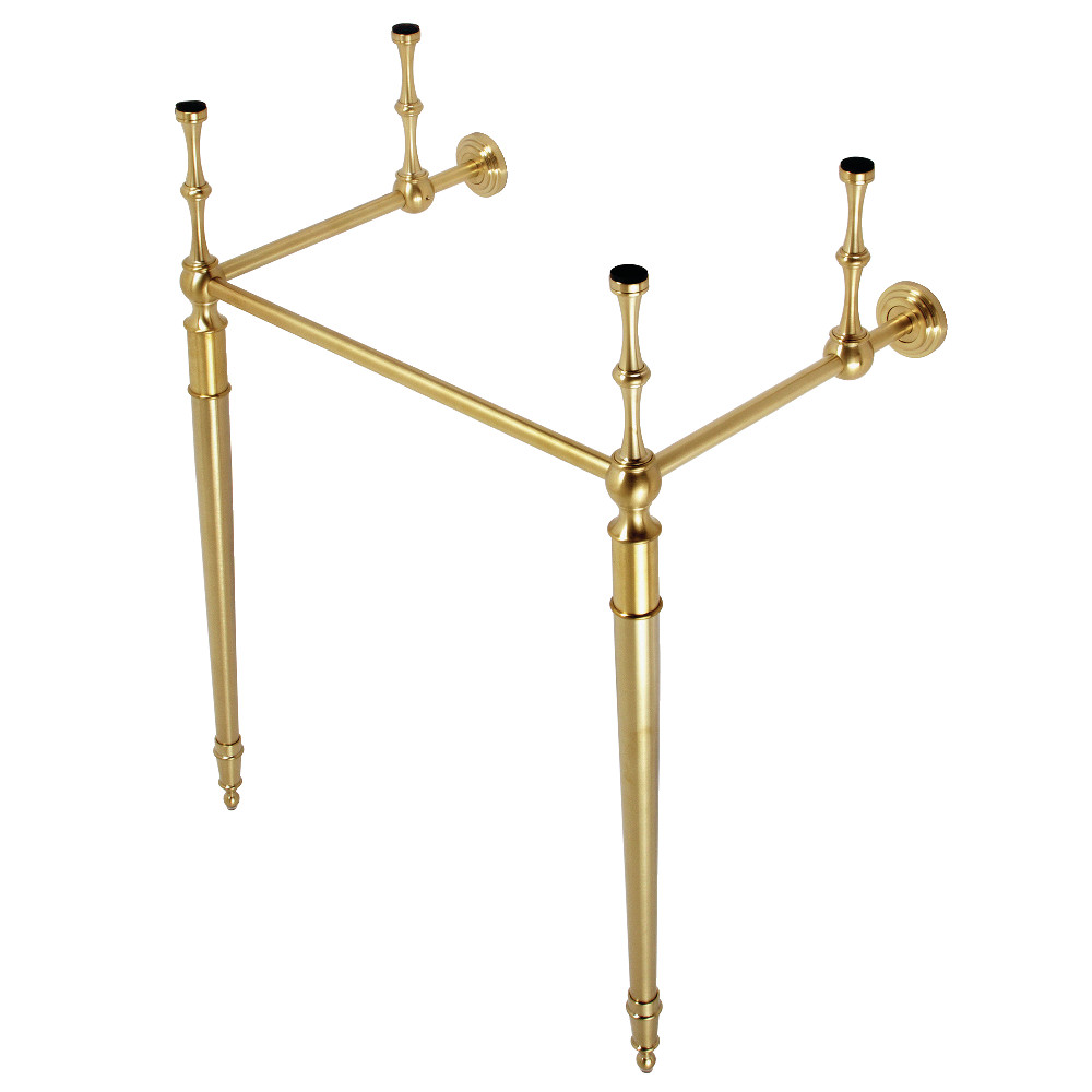 Fauceture Edwardian 22 in. Brass Console Sink Legs, Brushed Brass