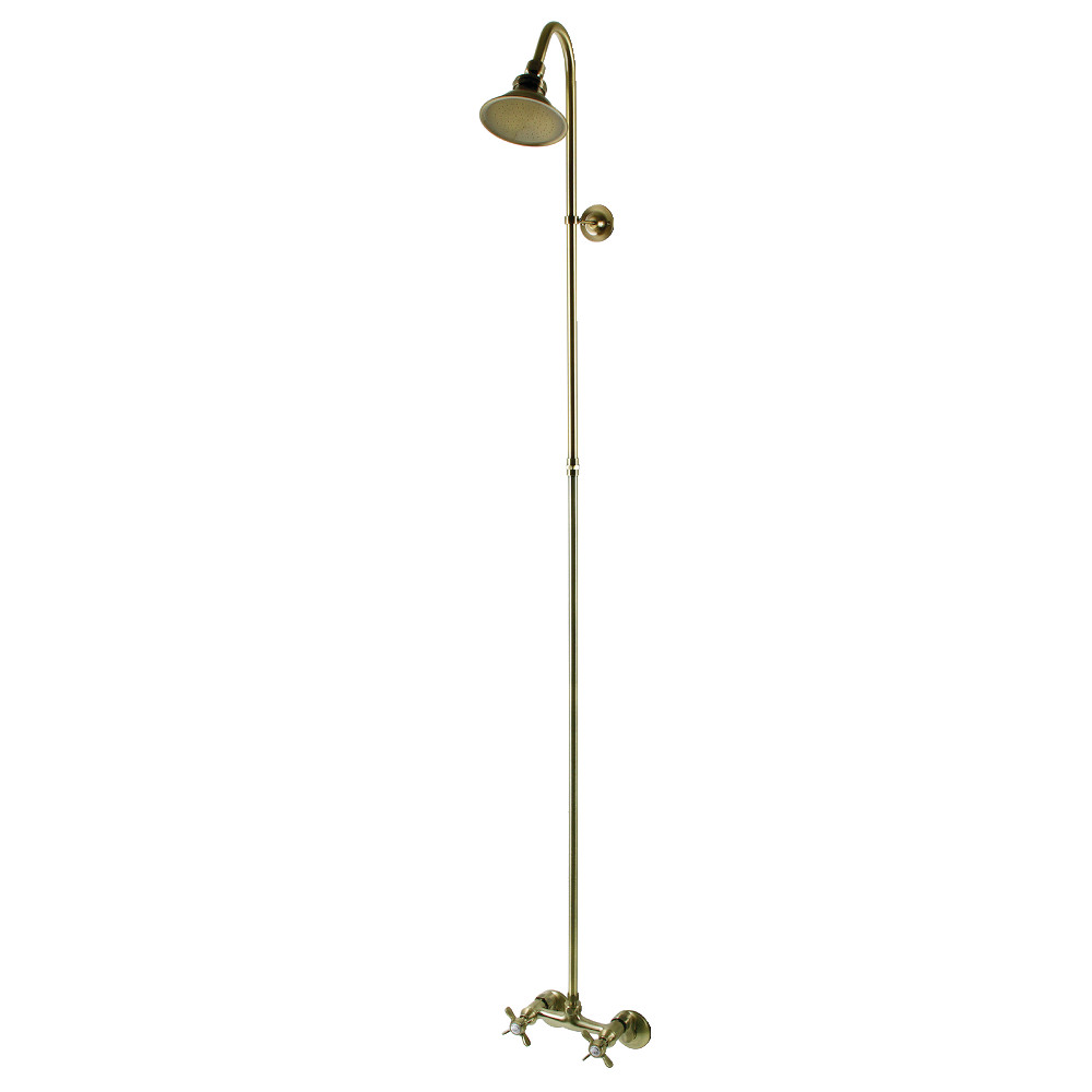 Essex Shower Combo, Antique Brass