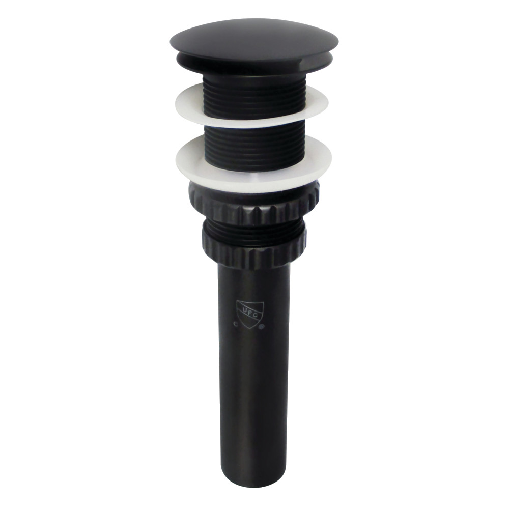 Picture of Kingston Brass EV8210MB 2.63 in. Coronel Push Pop-Up Bathroom Sink Drain without Overflow, Matte Black
