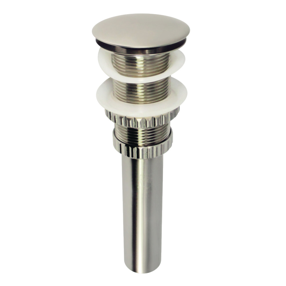 Picture of Kingston Brass EV8218 2.63 in. Coronel Push Pop-Up Bathroom Sink Drain without Overflow, Brushed Nickel