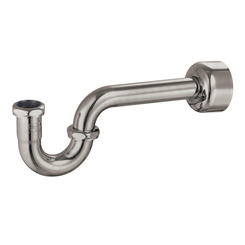 1.25 in. 18 Gauge Circlet Brass P-Trap, Brushed Nickel