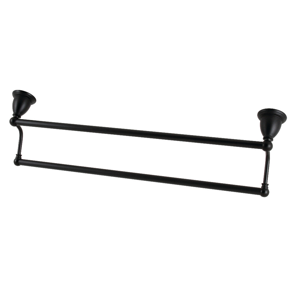 BA1753MB 24 in. Heritage Dual Towel Bar, Matte Black