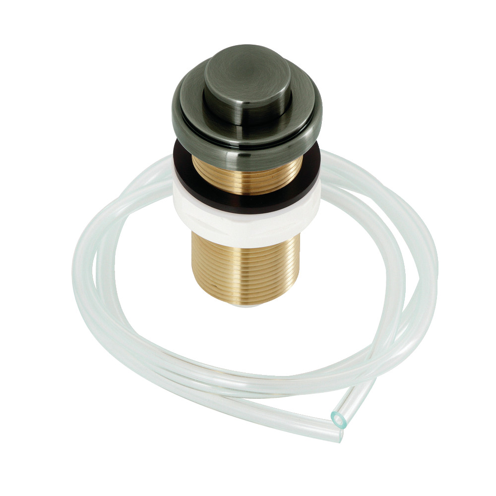1.75 in. Trimscape Garbage Disposal Air Switch Button, Black Stainless