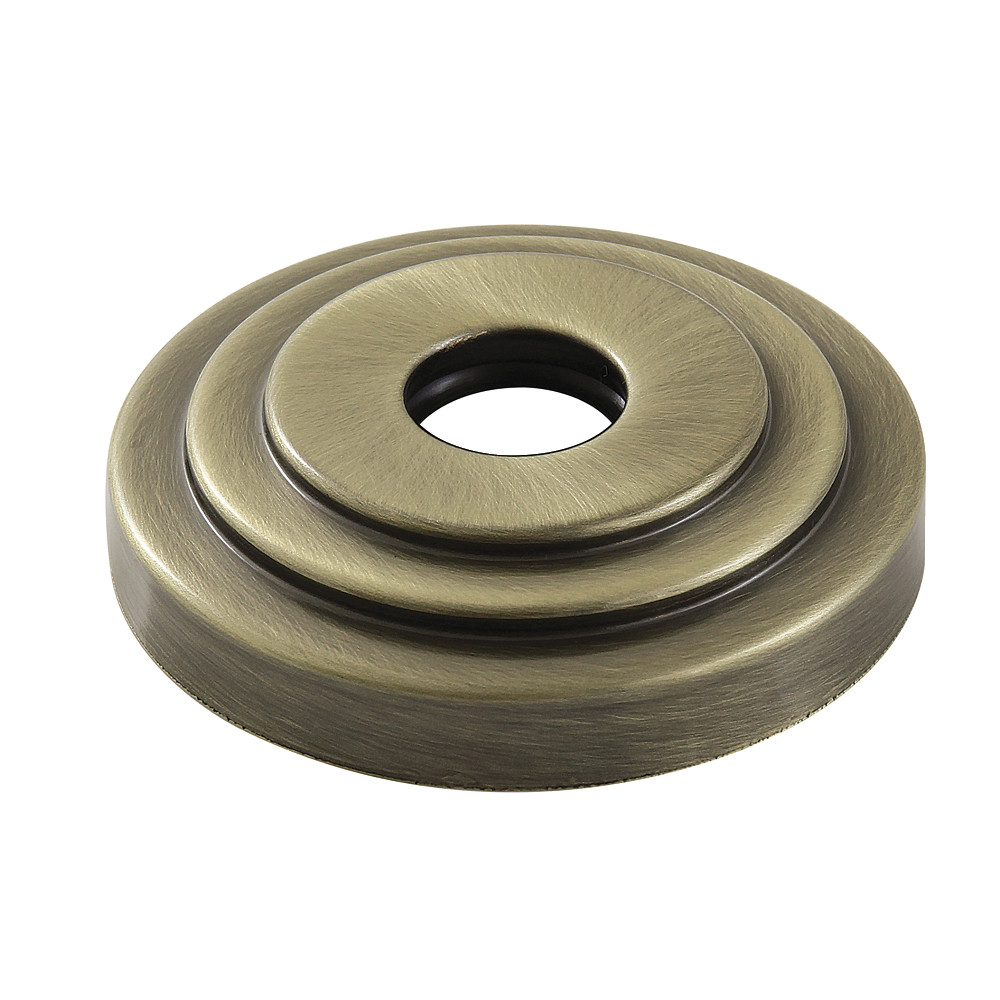 0.75 in. ID x 3 in. O.D Decorative Escutcheon Flange, Antique Brass
