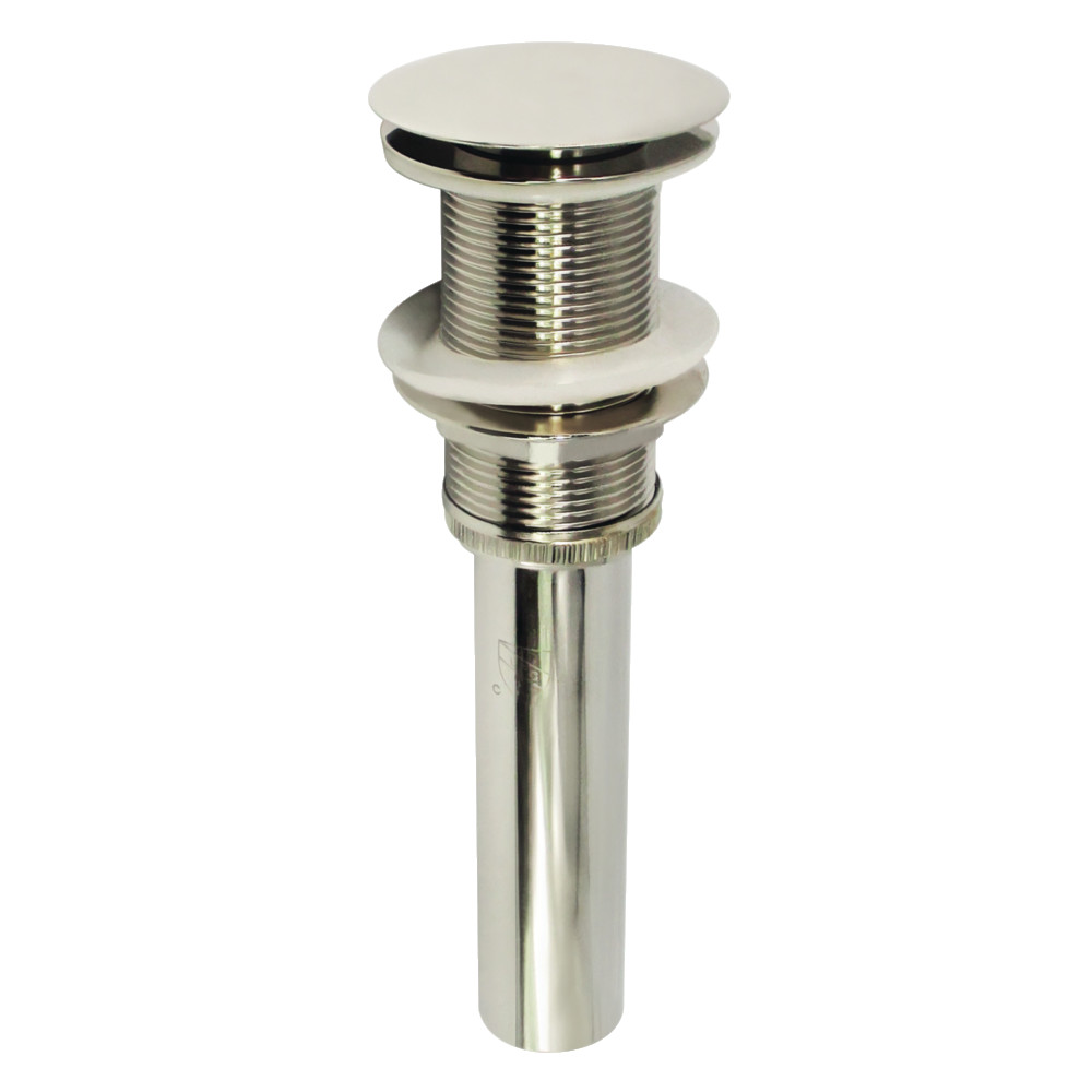 Picture of Kingston Brass EV8316 2.63 in. Coronet Push Pop-Up Bathroom Sink Drain without Overflow, Polished Nickel