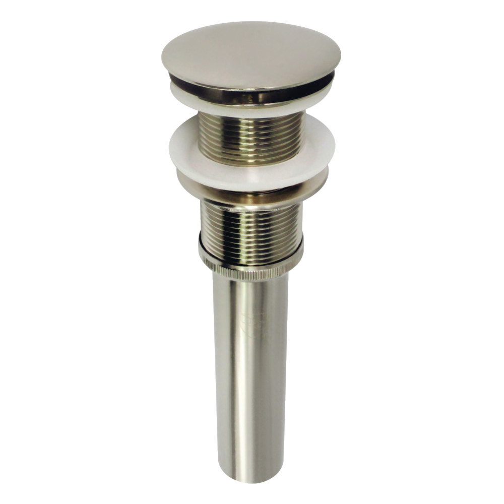 Picture of Kingston Brass EV8318 2.63 in. Coronet Push Pop-Up Bathroom Sink Drain without Overflow, Brushed Nickel