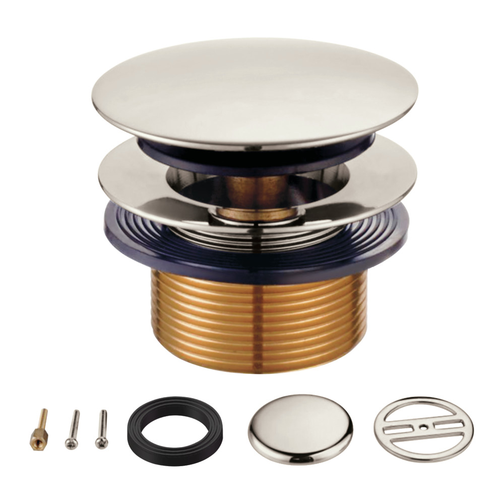 KBU2006 2.31 in. Eugene Tip-Toe Tub Drain Conversion Kit, Polished Nickel