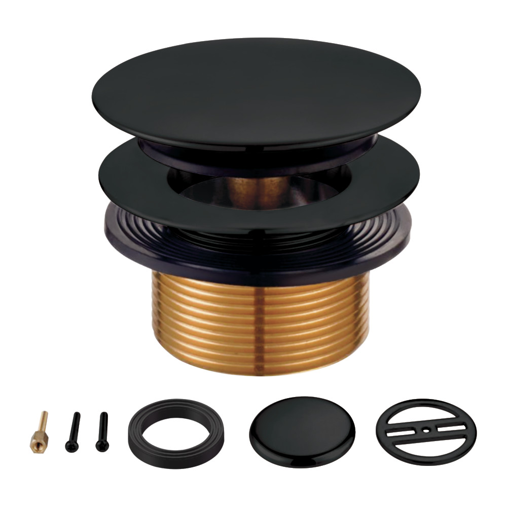KBU2000 2.31 in. Eugene Tip-Toe Tub Drain Conversion Kit, Matte Black