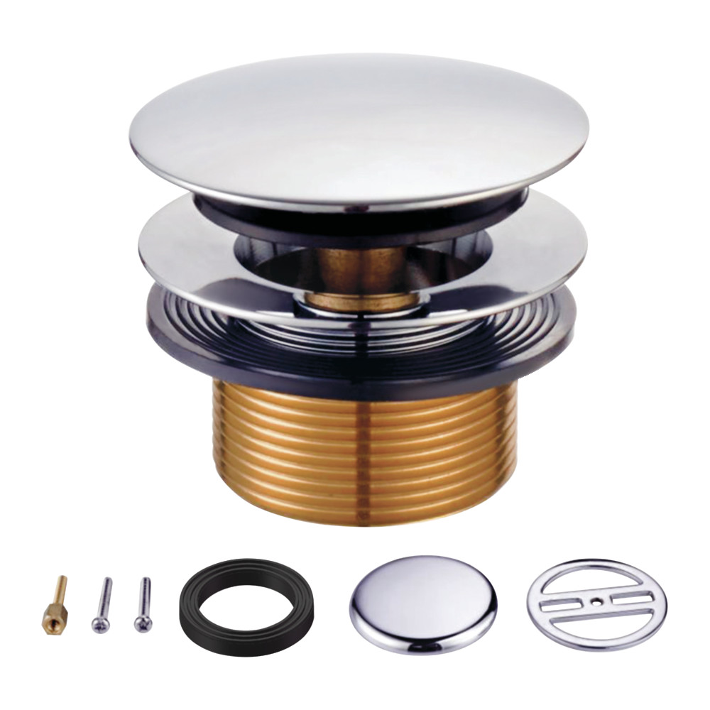 KBU2001 2.31 in. Eugene Tip-Toe Tub Drain Conversion Kit, Polished Chrome