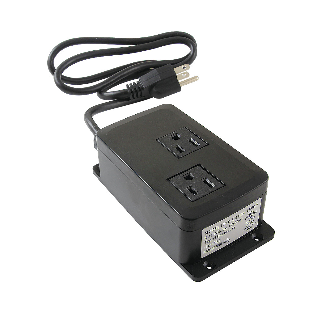 PMD402 1.88 in. Trimscape Dual Outlet Disposal Power Module, Black