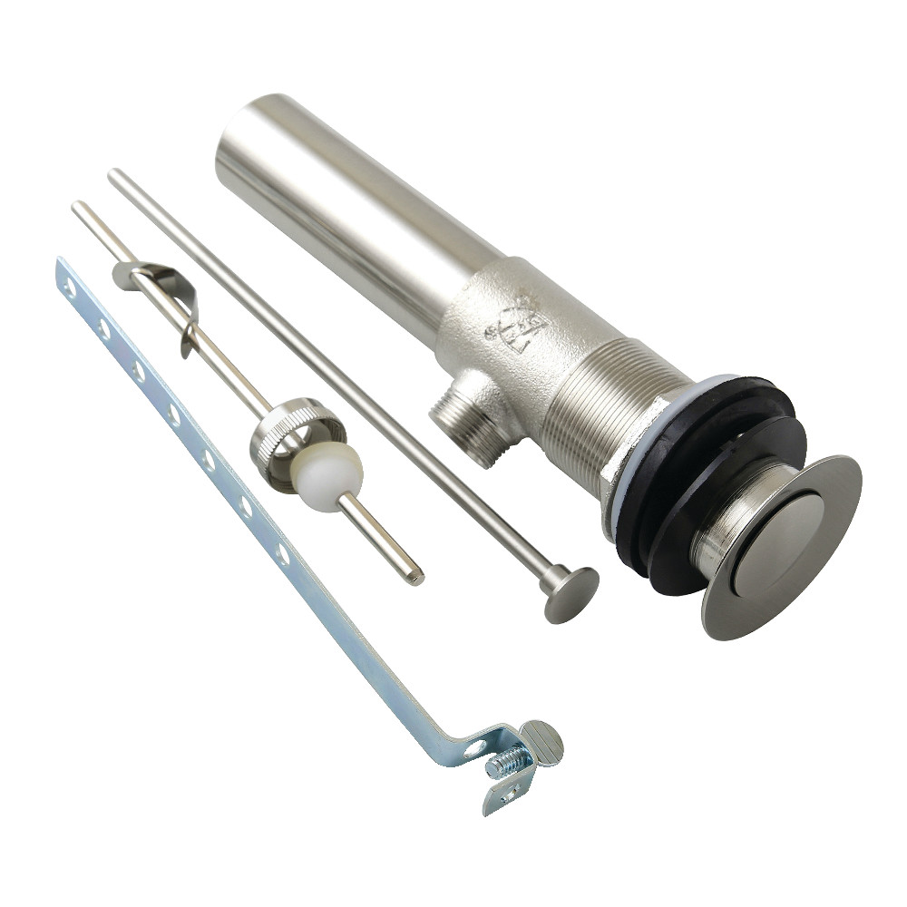 Picture of Kingston Brass KB1118 7.88 in. 22 Gauge Brass Pop-Up Drain with Overflow, Brushed Nickel