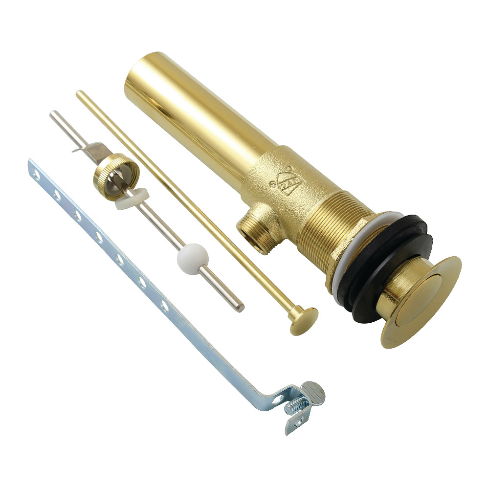 Picture of Kingston Brass KB1112 7.88 in. 22 Gauge Brass Pop-Up Drain with Overflow, Polished Brass