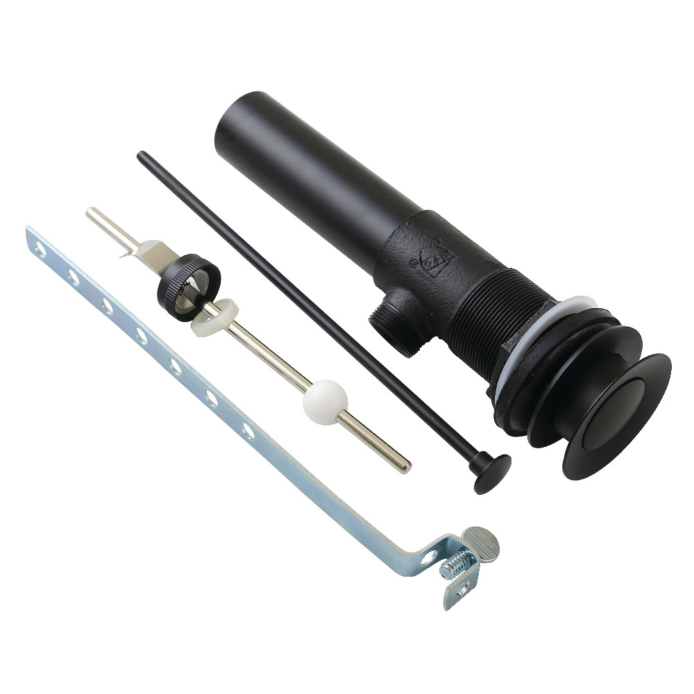 Picture of Kingston Brass KB1110MB 7.88 in. 22 Gauge Brass Pop-Up Drain with Overflow, Matte Black