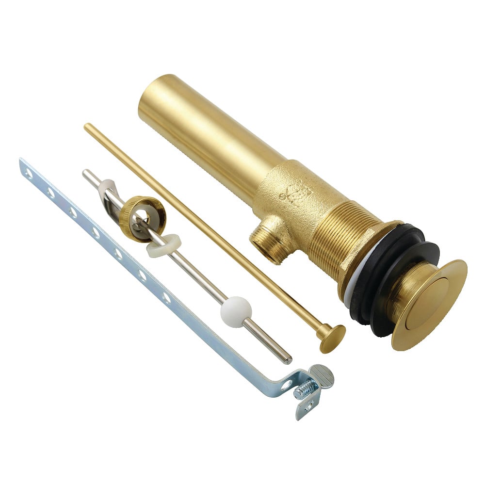 Picture of Kingston Brass KB1117 7.88 in. 22 Gauge Brass Pop-Up Drain with Overflow, Brushed Brass