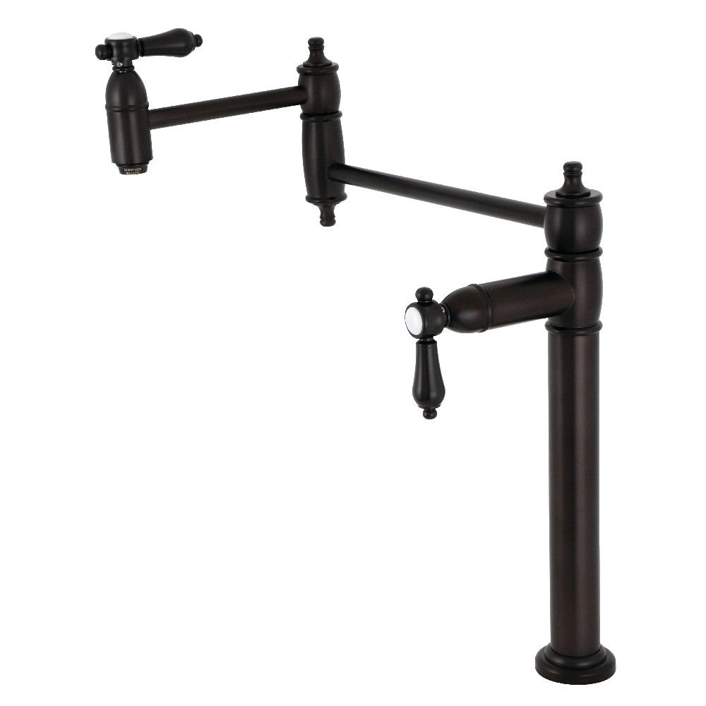 18.38 in. Heirloom Deck Mount Pot Filler, Oil Rubbed Bronze -  KitchenCuisine, KI3020148