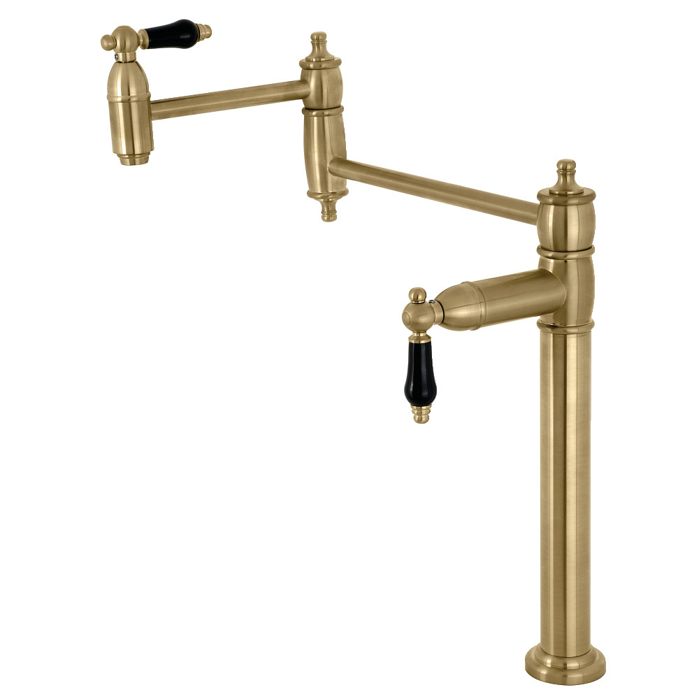 Picture of Kingston Brass KS3707PKL 18.44 in. Duchess Deck Mount Pot Filler, Brushed Brass