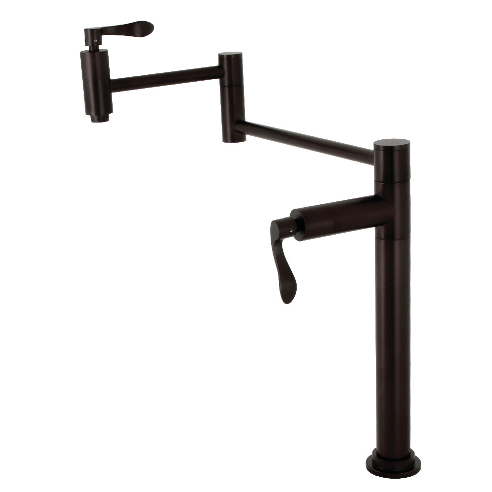 18.25 in. NuWave Deck Mount Pot Filler, Oil Rubbed Bronze -  KitchenCuisine, KI3549808