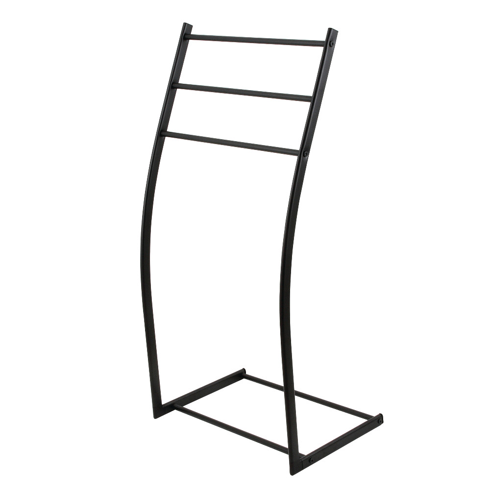 SCC8250 Edenscape Freestanding Steel Towel Rack, Matte Black