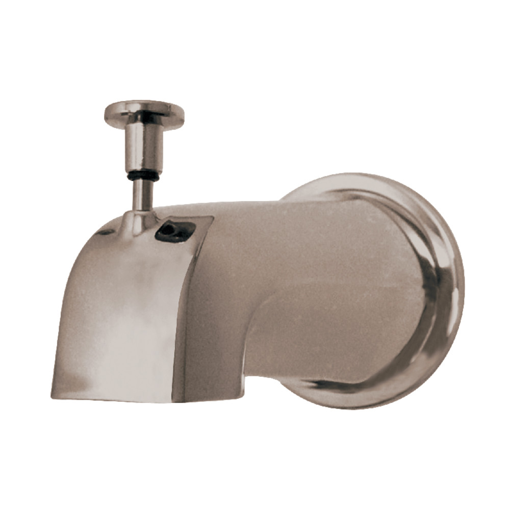 Diverter Tub Spout with Flange, Brushed Nickel