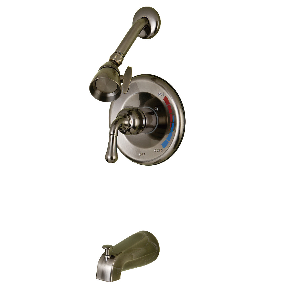 7.13 in. Tub & Shower Trim for KB633, Black Stainless