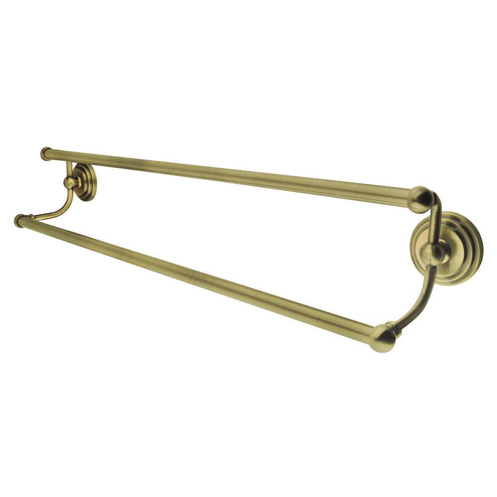 18 in. Dual Towel Bar, Antique Brass