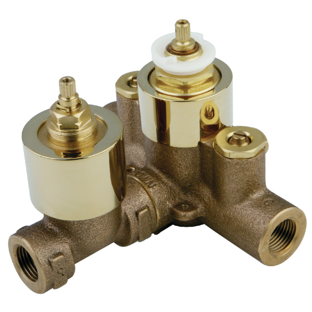 KS36320V 3.63 in. Thermostatic Valve with Volume Control, Polished Brass