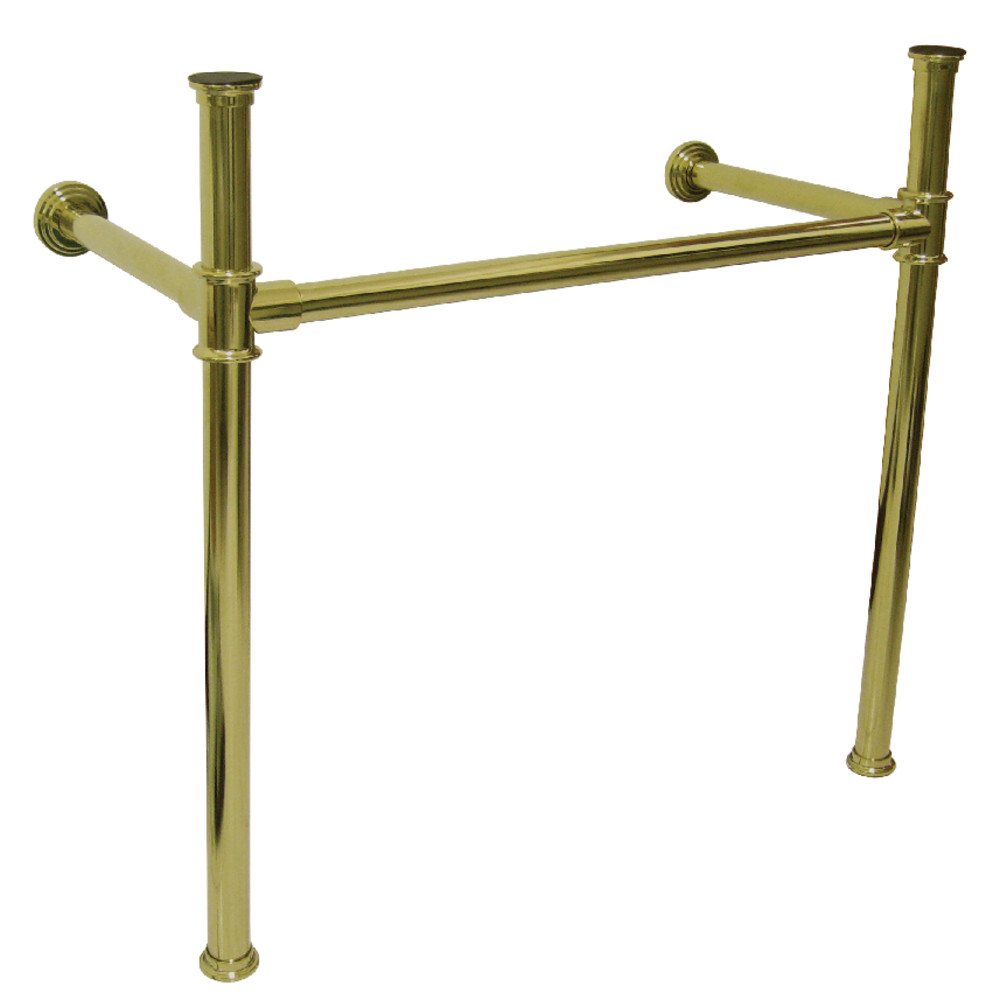 Picture of Kingston Brass VPB13682 30.5 in. Stainless Steel Console Sink Legs, Polished Brass