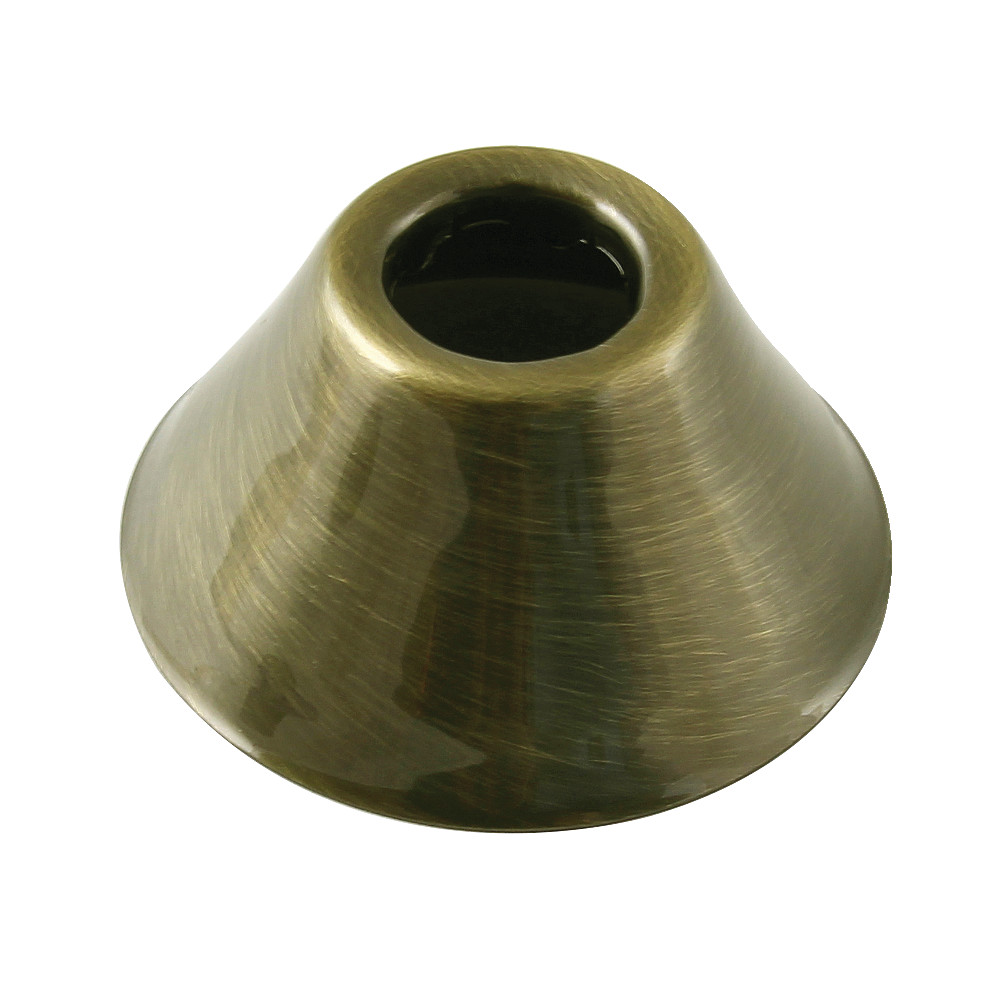 FLBELL11163 0.68 in. OD Compression Bell Flange, Antique Brass
