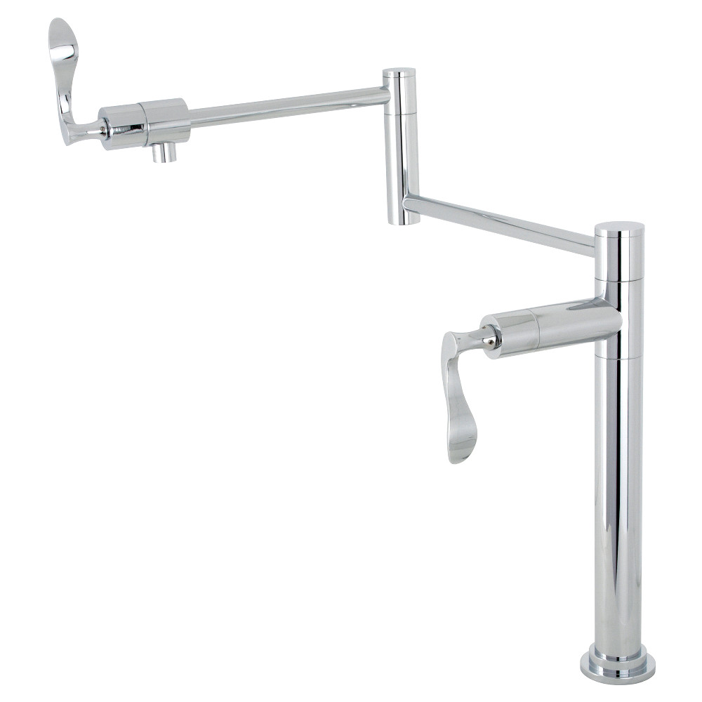 Picture of Kingston Brass KS4701CFL 20.69 in. Century Deck Mount Pot Filler, Polished Chrome
