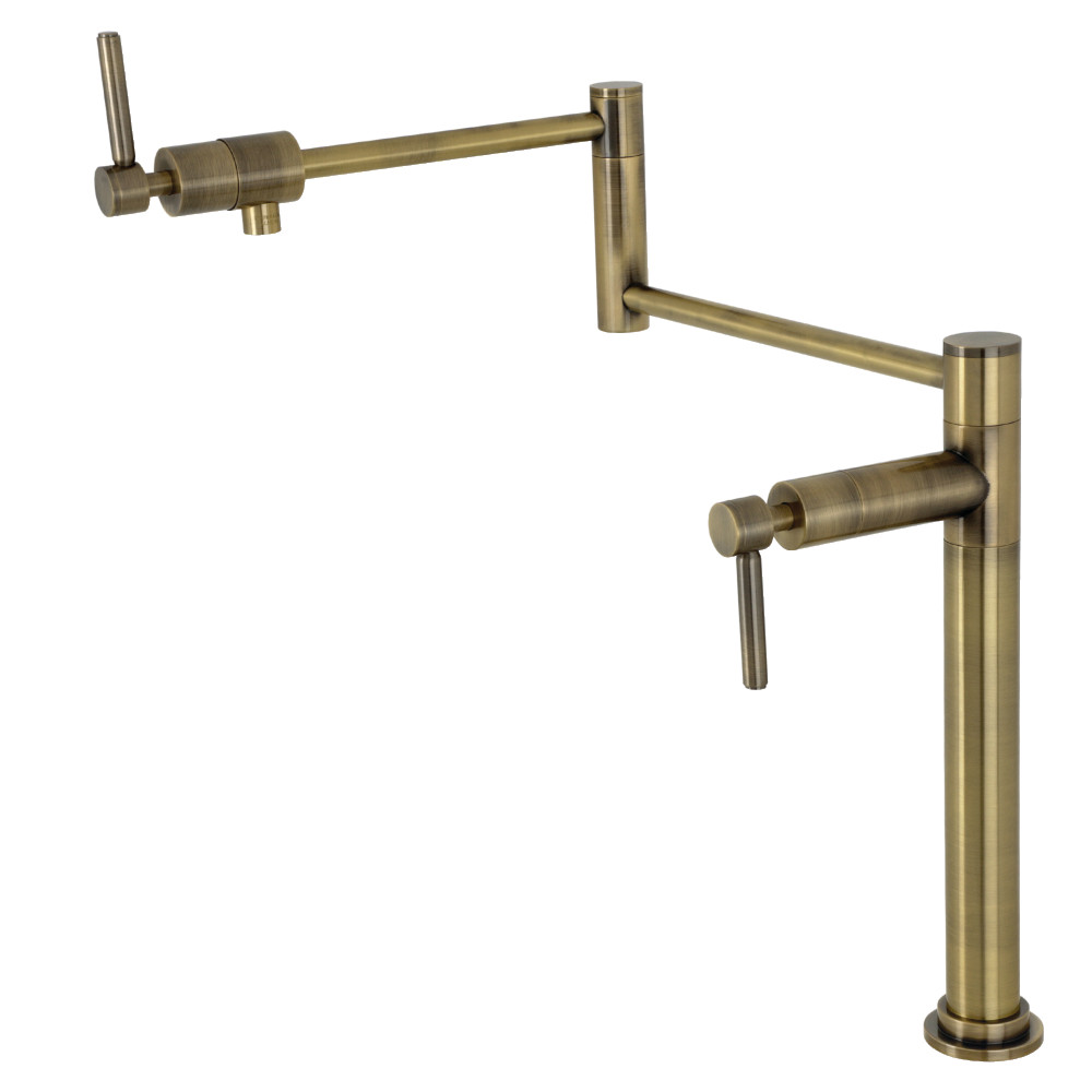 Picture of Kingston Brass KS4703DL 20.13 in. Concord Deck Mount Pot Filler, Antique Brass