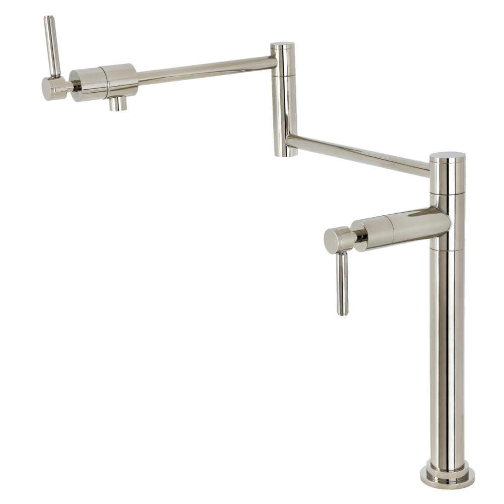 Picture of Kingston Brass KS4706DL 20.13 in. Concord Deck Mount Pot Filler, Polished Nickel