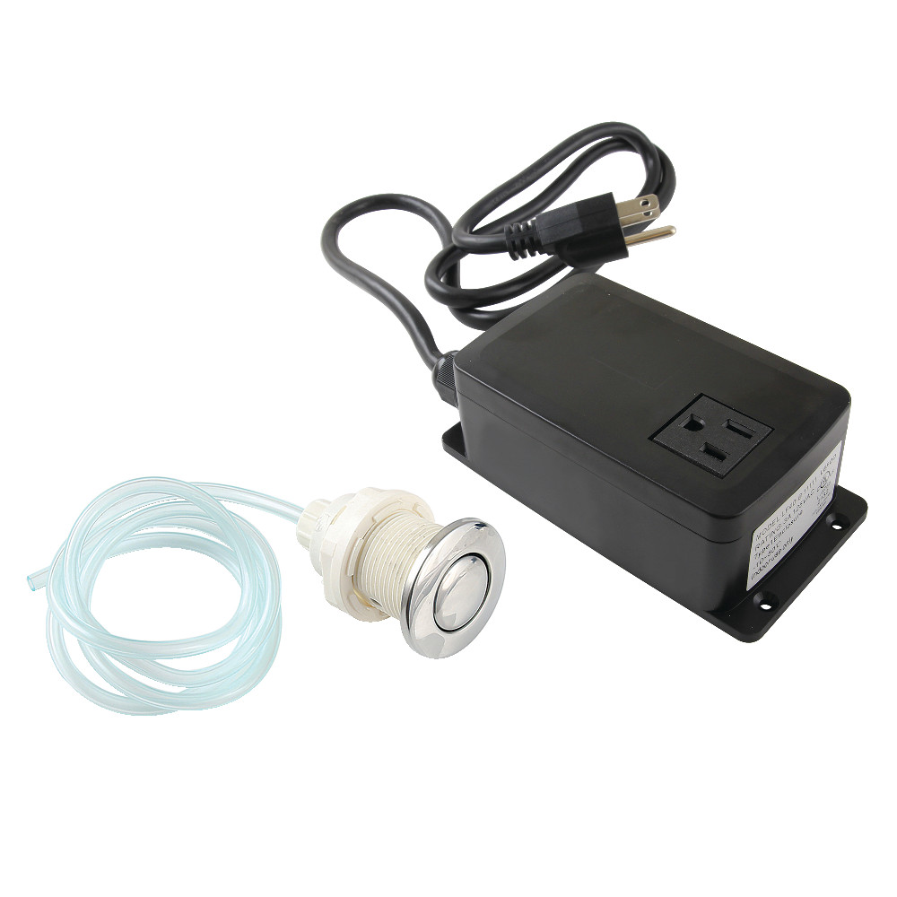 KASK311 2.75 in. Trimscape Single Outlet Garbage Disposal Air Switch Kit, Polished Chrome