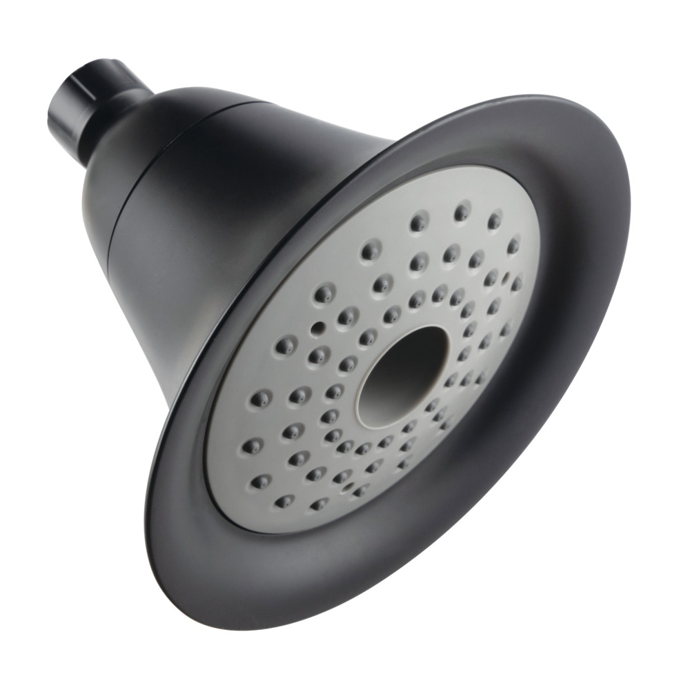 KX360 6 in. Shower Scape 2-Function Shower Head, Matte Black
