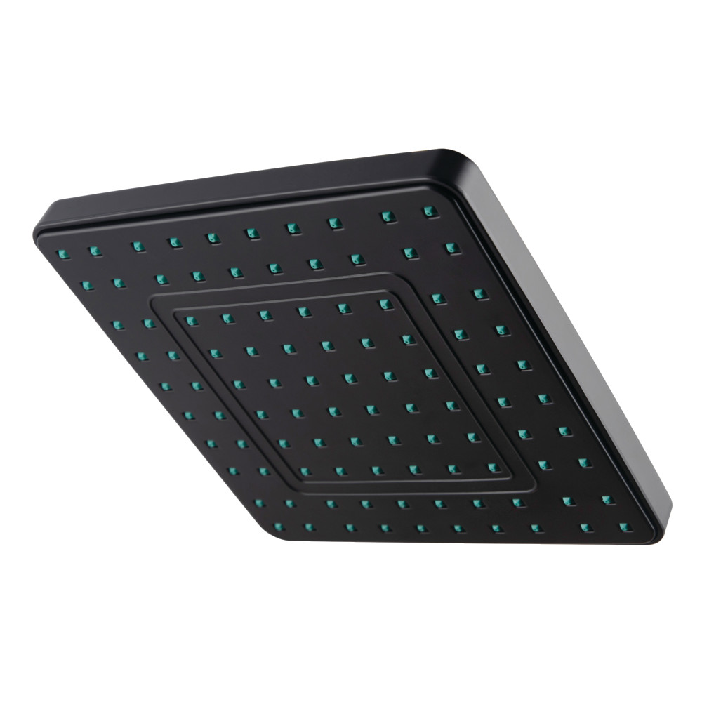 3.25 in. Claremont Full Spray Square Rain Shower Head, Matte Black