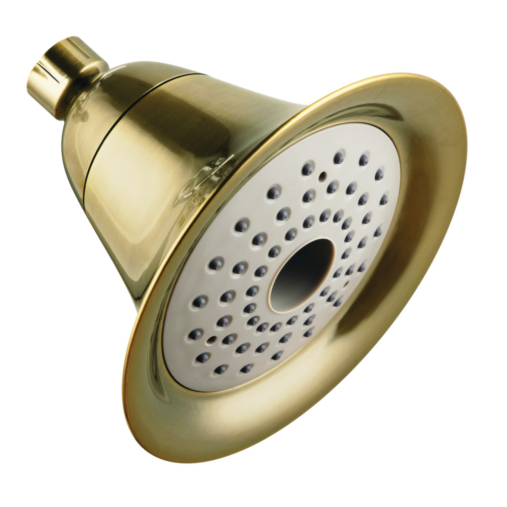 KX363 6 in. Shower Scape 2-Function Shower Head, Antique Brass