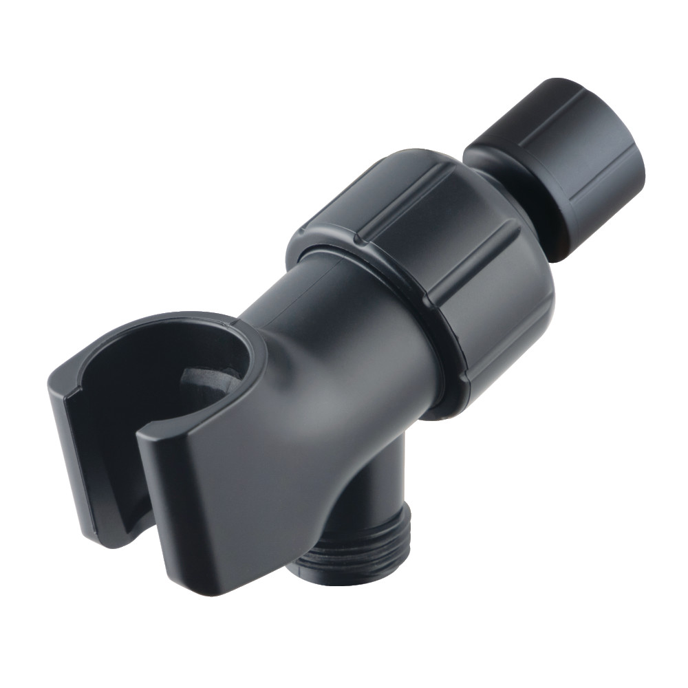 2.31 in. Shower Scape Shower Arm Bracket with Hose Outlet, Matte Black