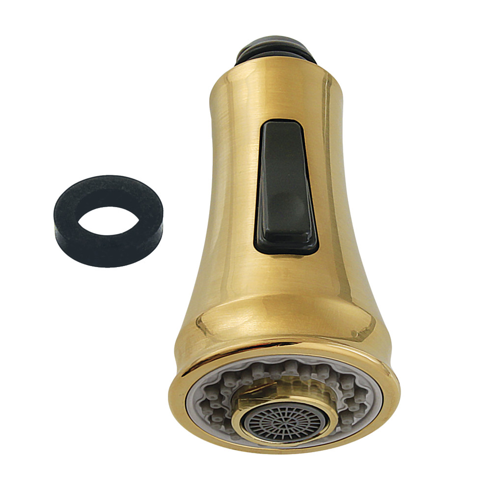 Picture of Kingston Brass KDH8817 2.06 in. Gourmet Scape 2-Function Pull-Down Kitchen Faucet Sprayer Head, Brushed Brass