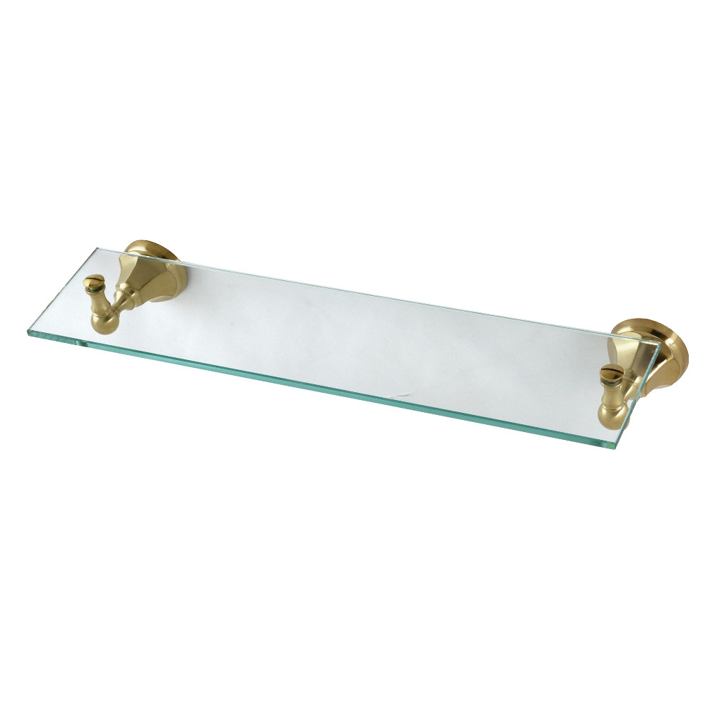 BA4819BB 3.06 in. Metropolitan Glass Shelf, Brushed Brass