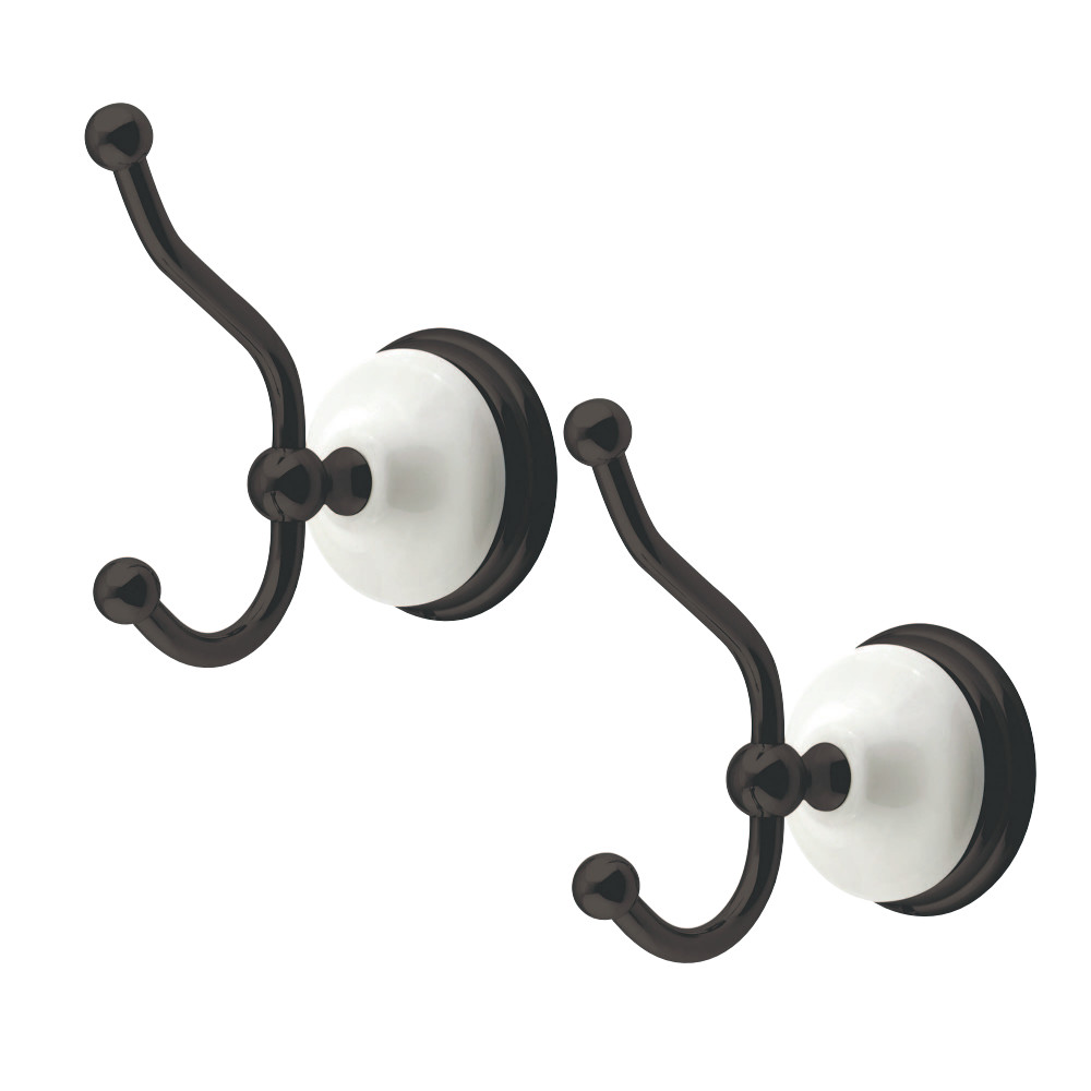 BAK1117ORB 2.38 in. Victorian Robe Hook, Oil Rubbed Bronze - 2 Piece